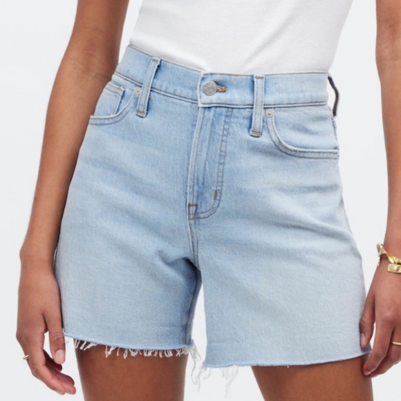 Madewell Pants - Madewell The Perfect Vintage Jean Short in Fitzgerald Wash Raw-Hem Edition NWT